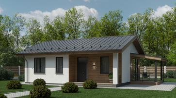 Проект дома из газобетона