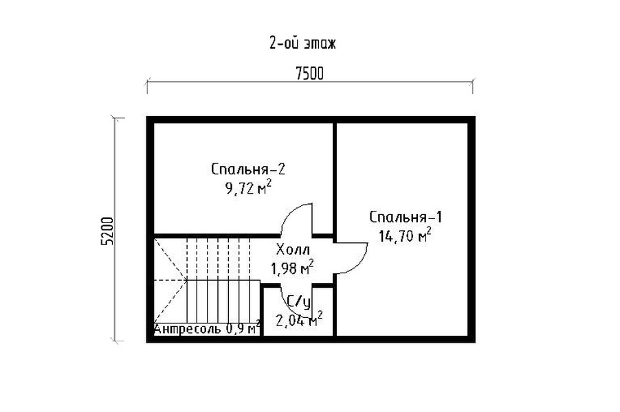 Проект каркасного дома «Пурького»