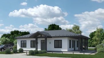 Проект дома из газобетона