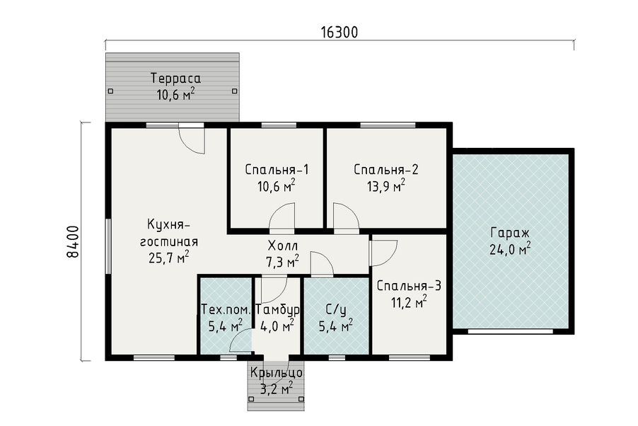 Проект "Федоровщина с гаражом"